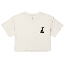Load image into Gallery viewer, Dog Silhouette Women’s crop top